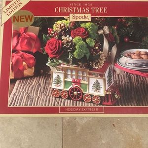 Spode Christmas tree Holiday Express II train planter